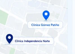 Mapa de clínicas